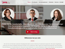 Tablet Screenshot of jura-ratio.de